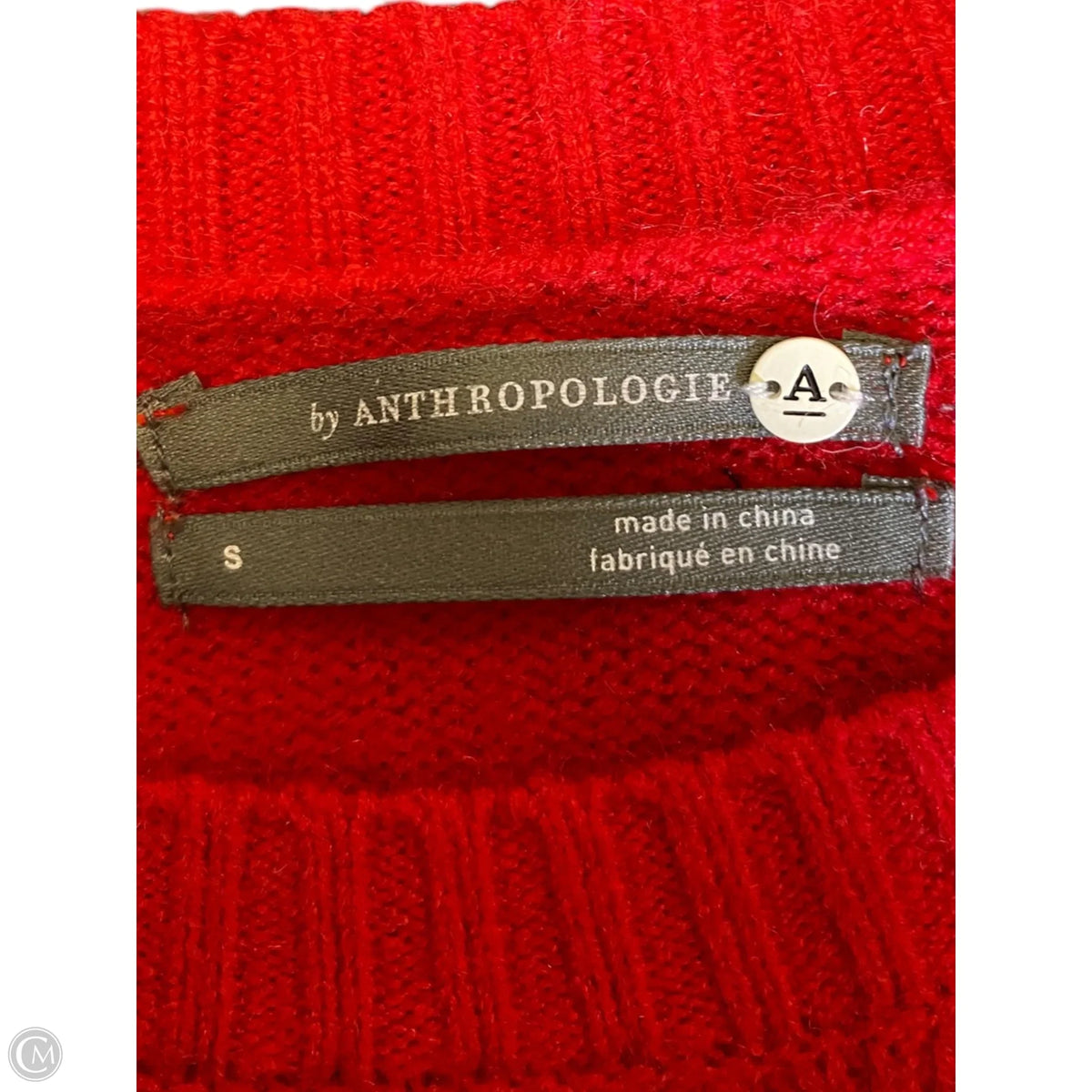Sweater By Anthropologie In Red, Size: S