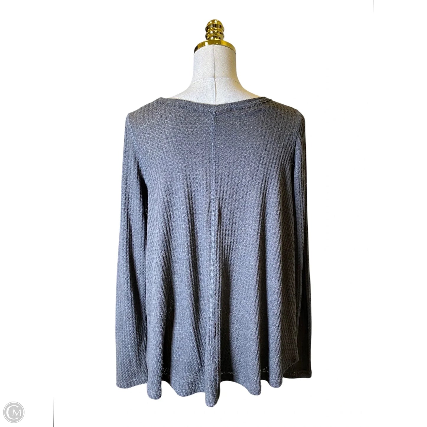 Top Long Sleeve By Eri + Ali In Grey, Size: Xs