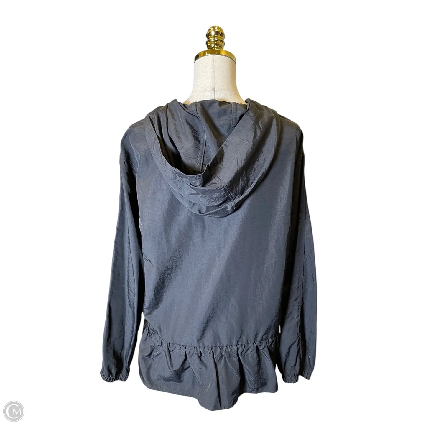 Athletic Jacket By Clothes Mentor In Black, Size: L