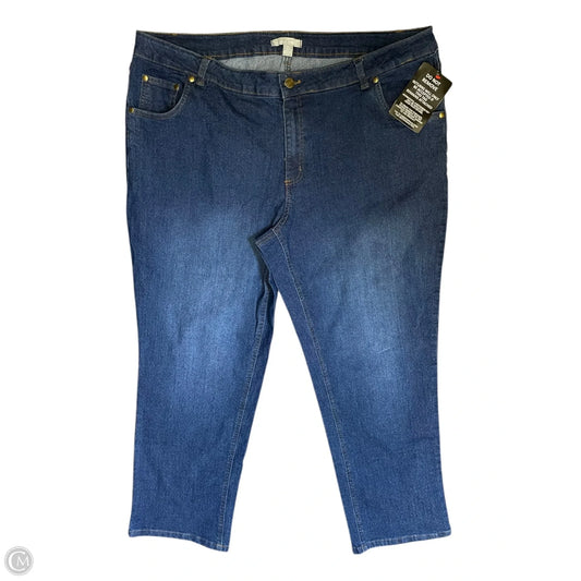 Jeans Straight By Woman Within In Blue Denim, Size: 20