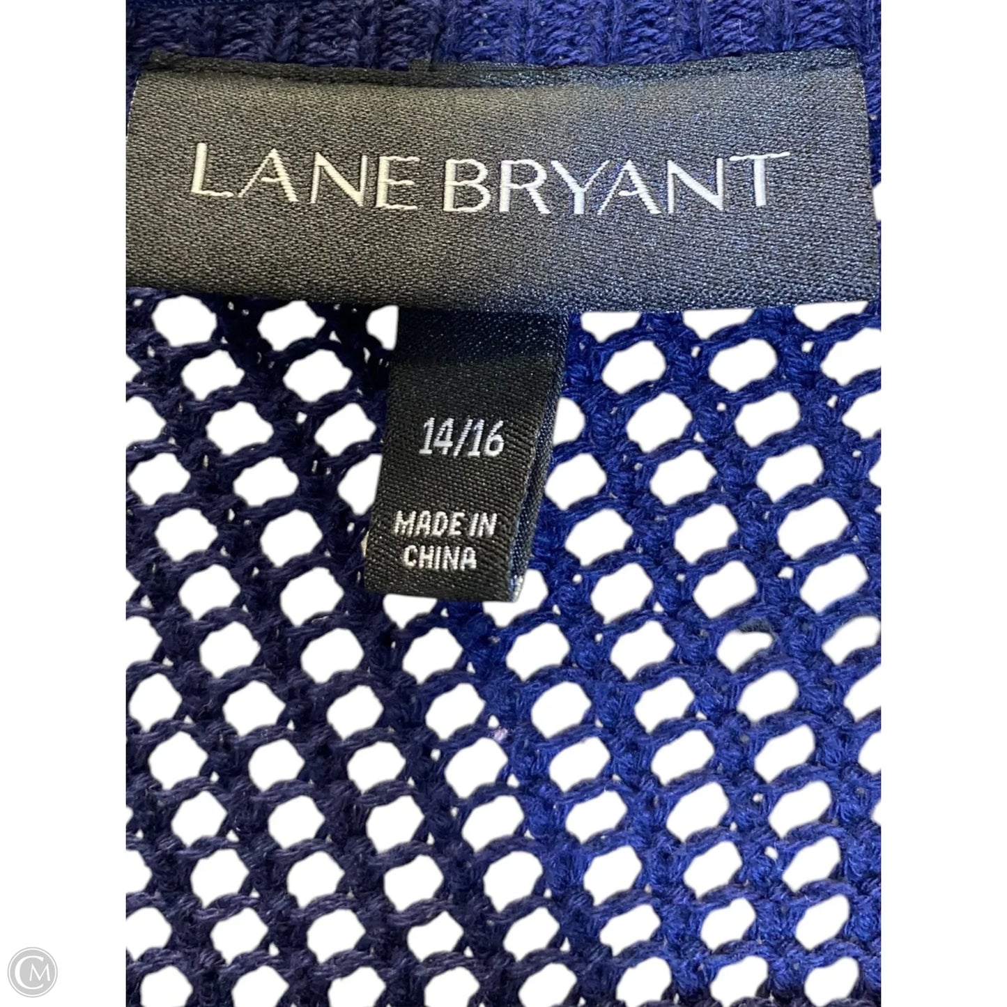 Cardigan By Lane Bryant In Navy, Size: 16