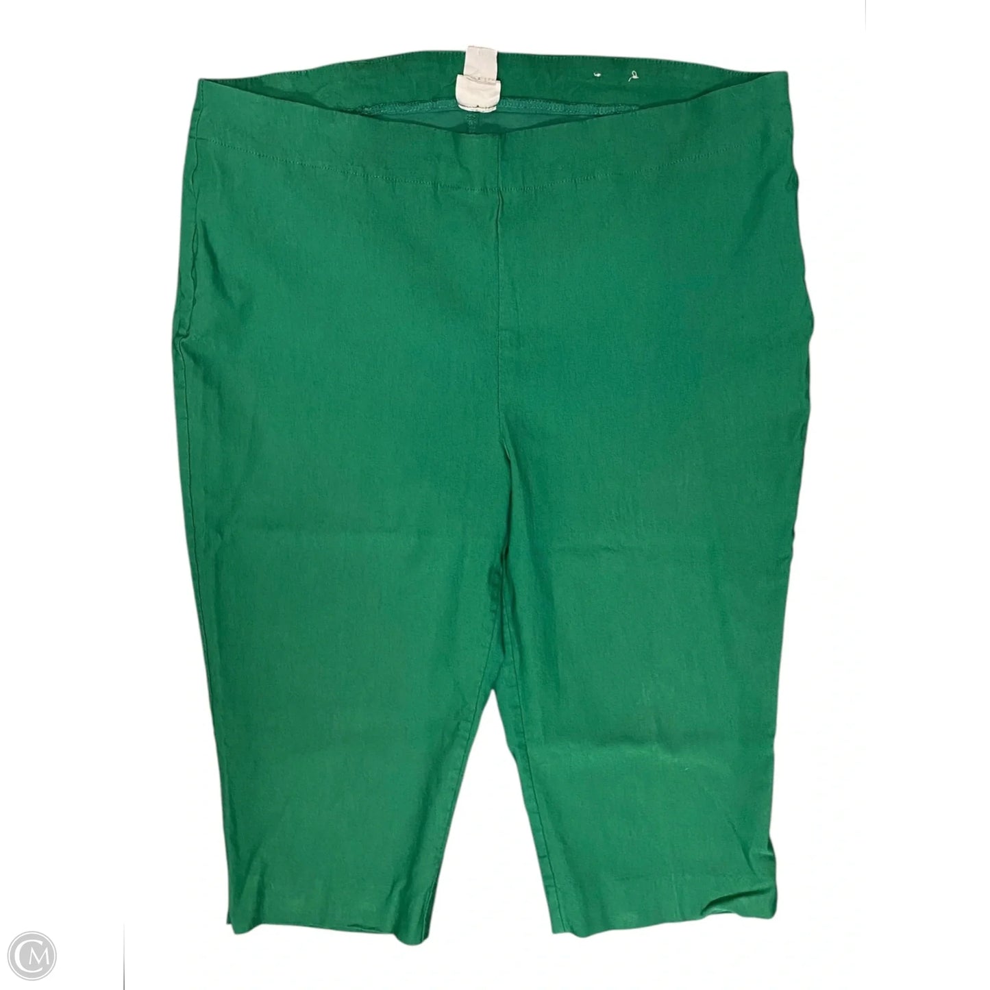 Capris By Chicos In Green, Size: Xl