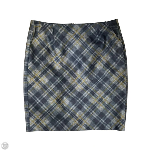 Skirt Midi By Cabi In Plaid Pattern, Size: 8