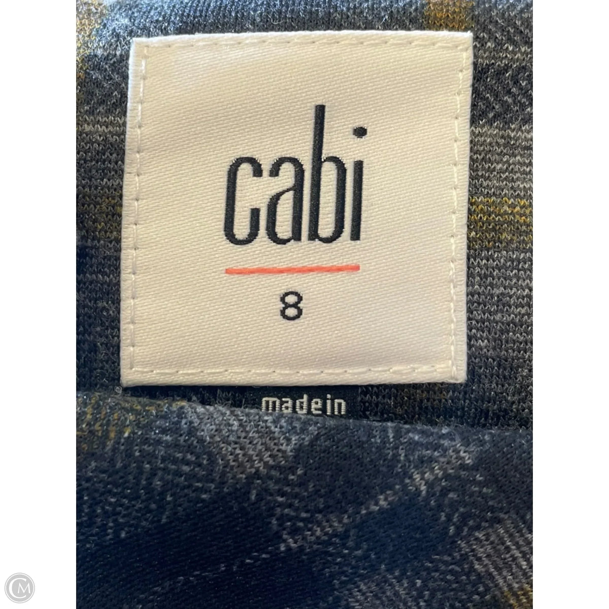 Skirt Midi By Cabi In Plaid Pattern, Size: 8