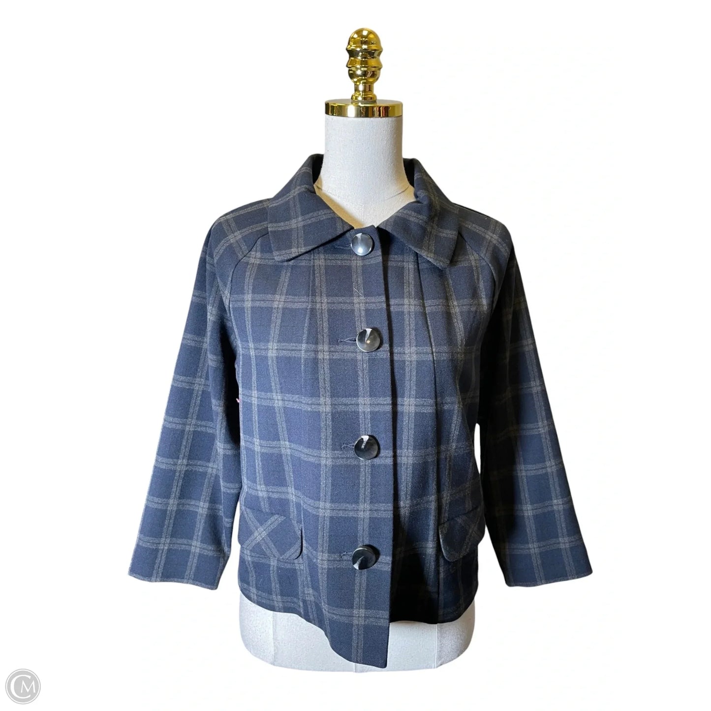 Jacket Other By Cabi In Plaid Pattern, Size: M