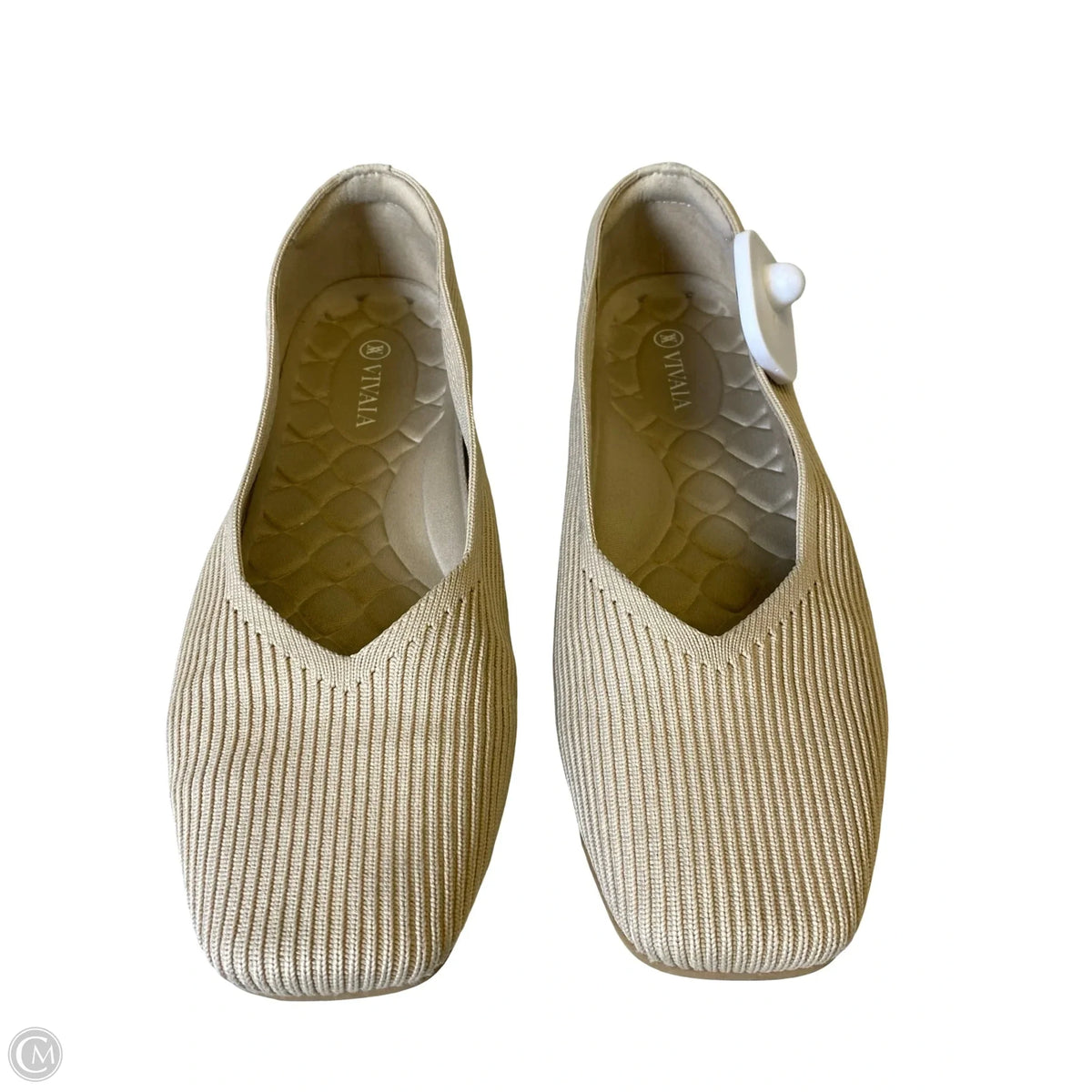 Shoes Flats By Vivaia In Beige, Size: 10
