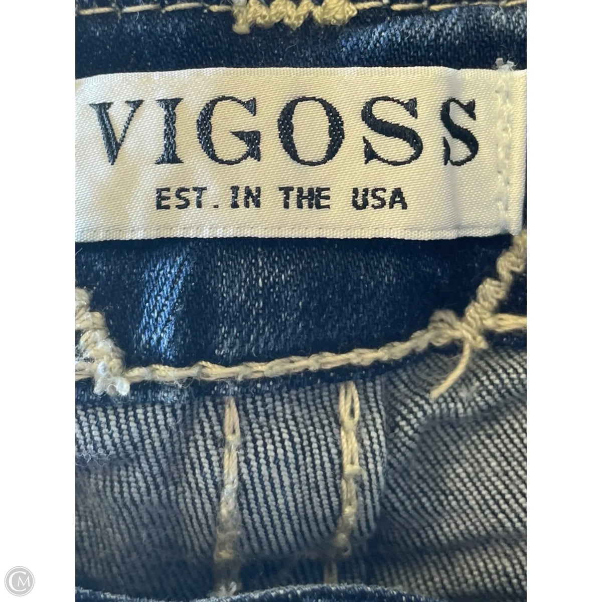 Capris By Vigoss In Blue Denim, Size: 8