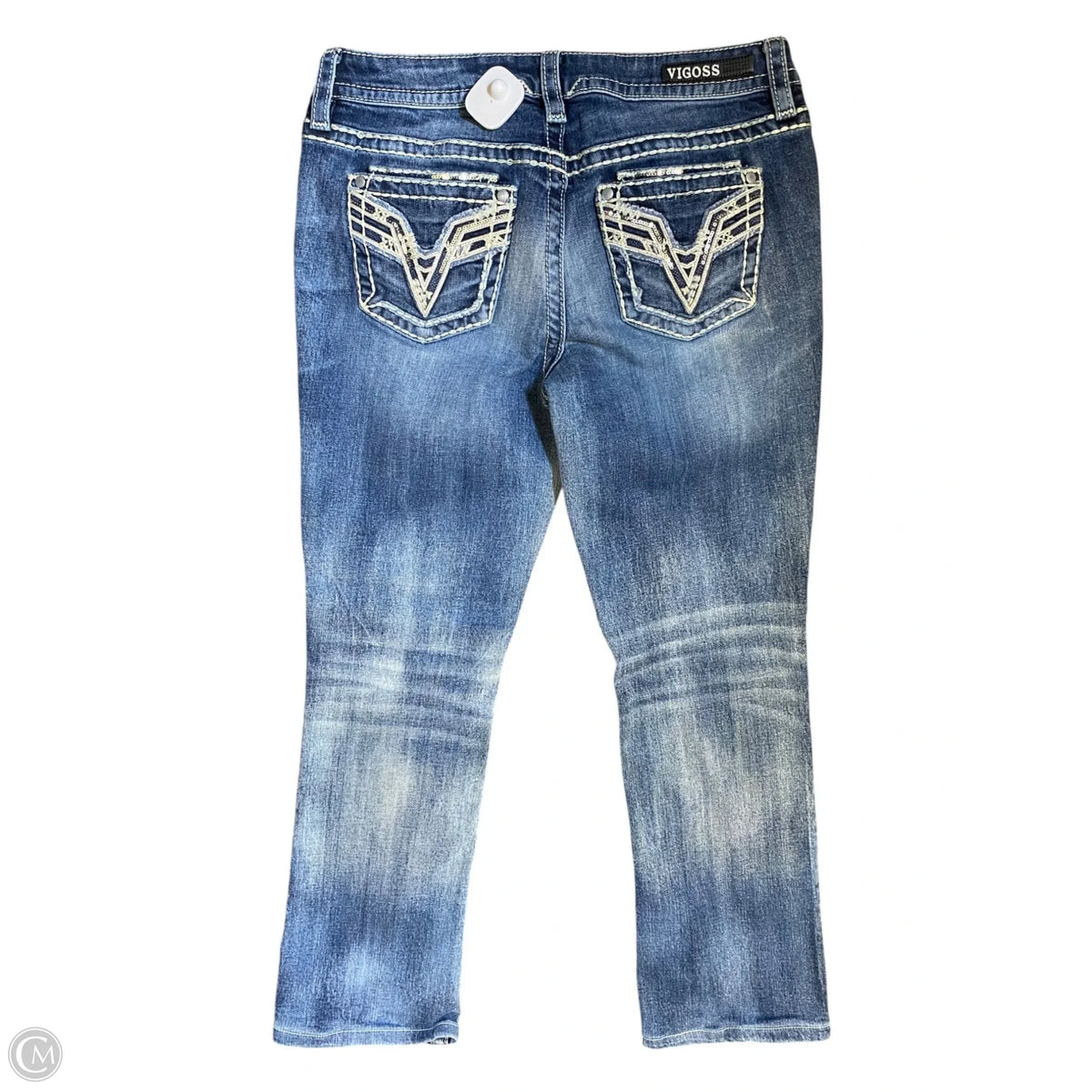 Jeans Boot Cut By Vigoss In Blue Denim, Size: 6