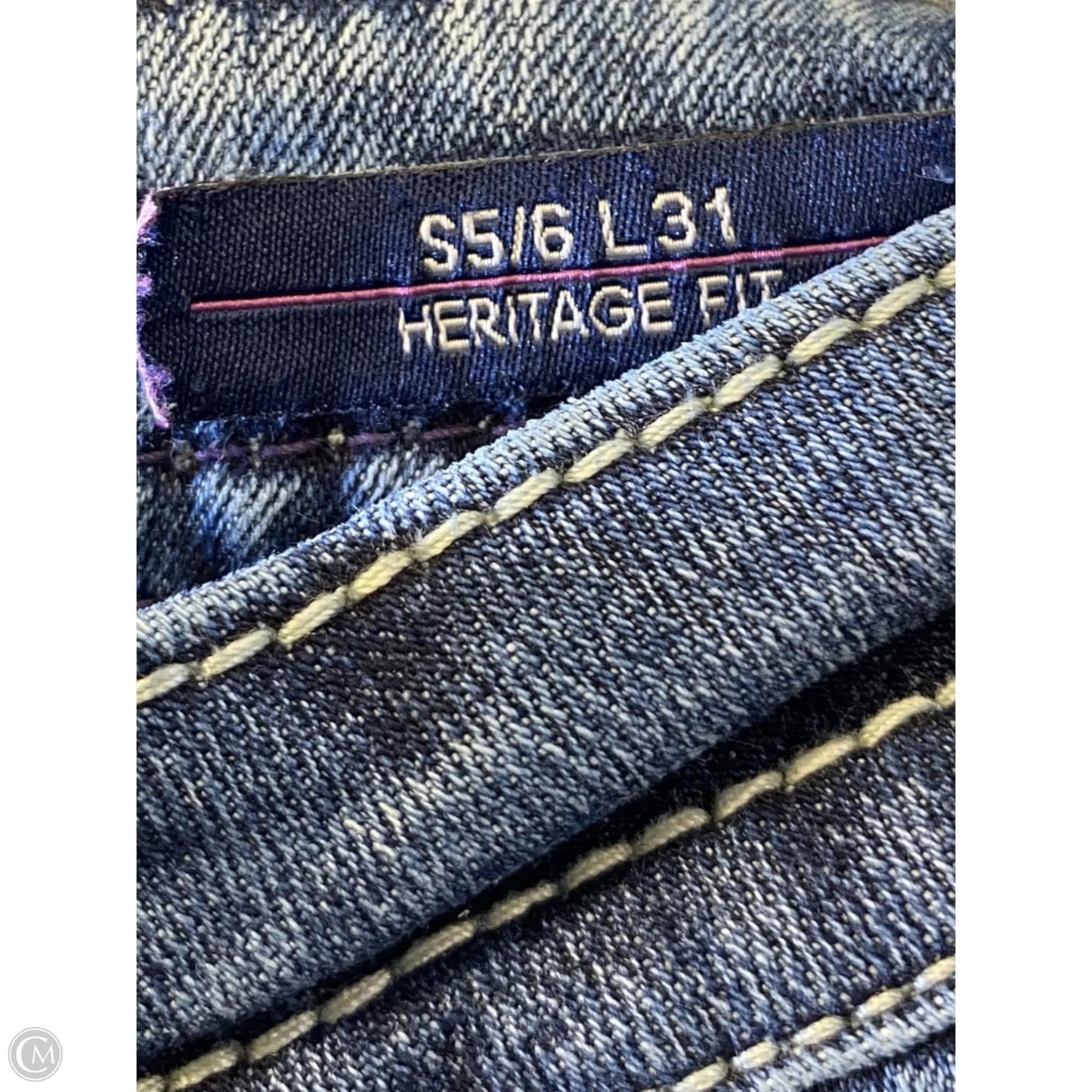 Jeans Boot Cut By Vigoss In Blue Denim, Size: 6