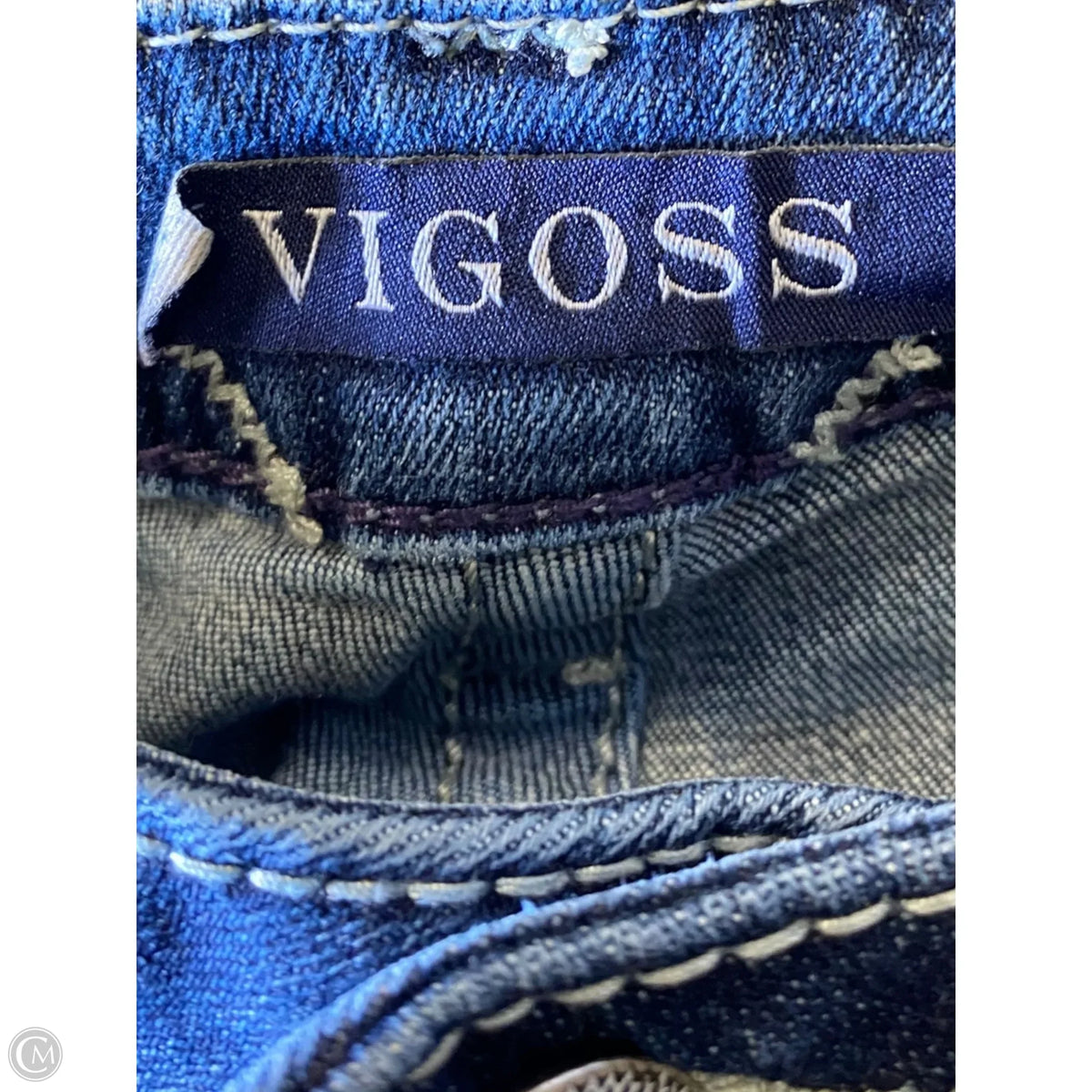Jeans Boot Cut By Vigoss In Blue Denim, Size: 6