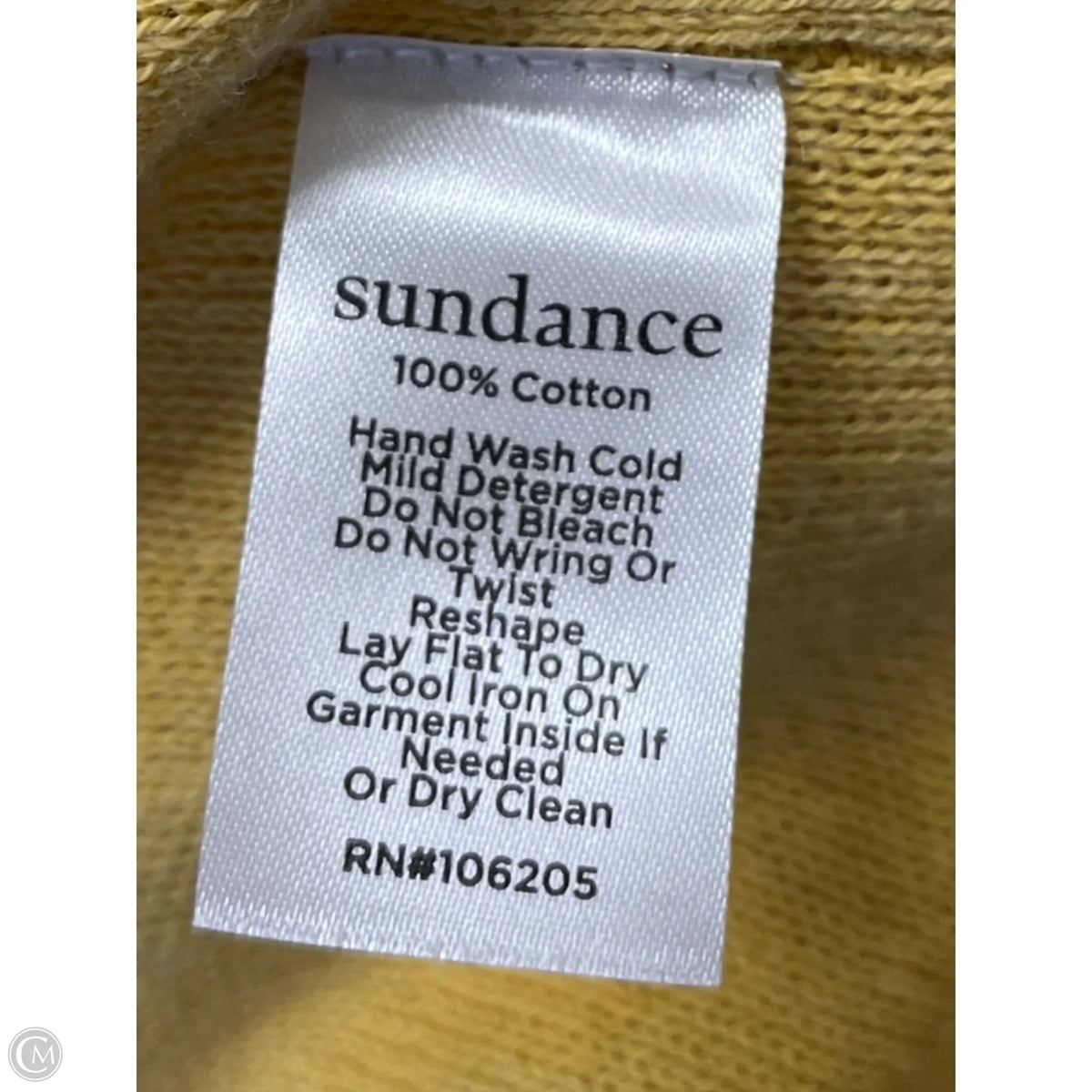 Sweater By Sundance In Yellow, Size: S
