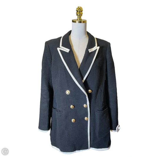 Blazer By Express In Black & White, Size: Xl