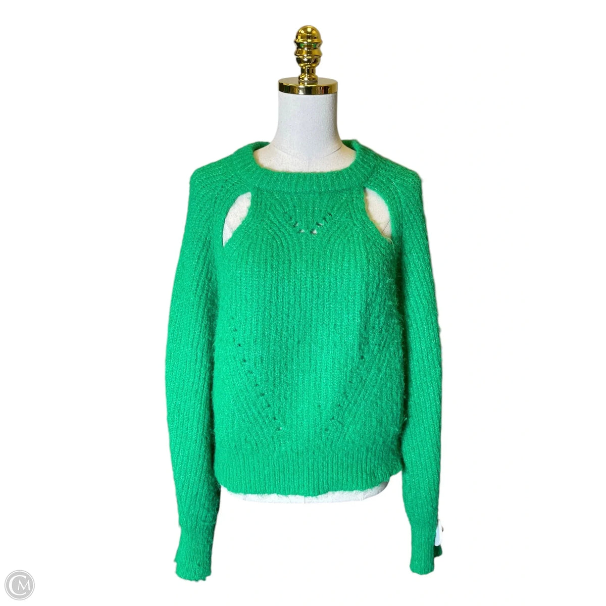 Sweater By Astr In Green, Size: L