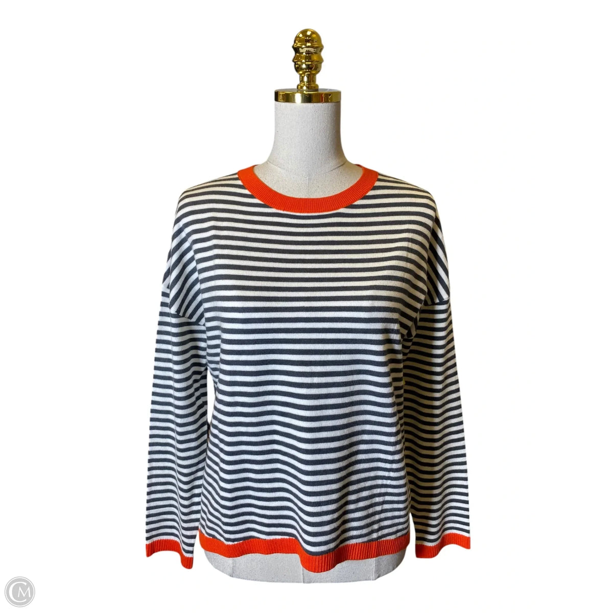 Top Long Sleeve By Zesica In Striped Pattern, Size: S