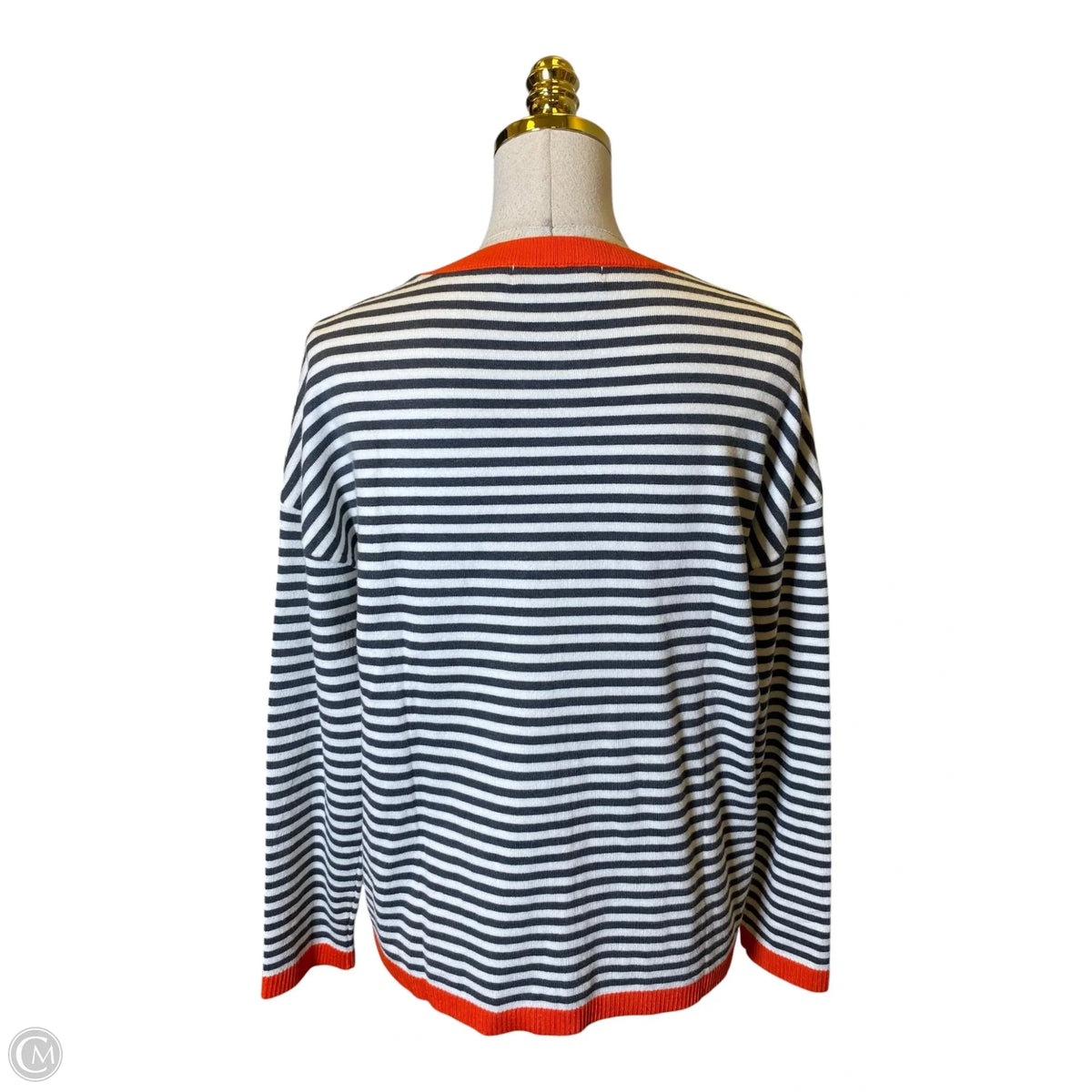 Top Long Sleeve By Zesica In Striped Pattern, Size: S