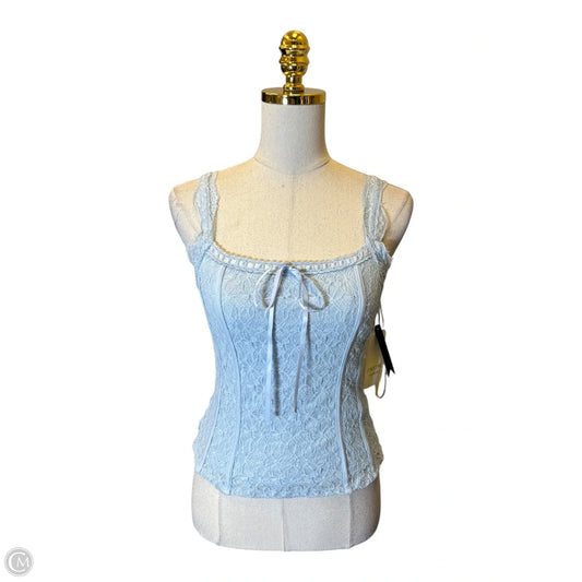 Top Sleeveless By Meraki In Blue, Size: M
