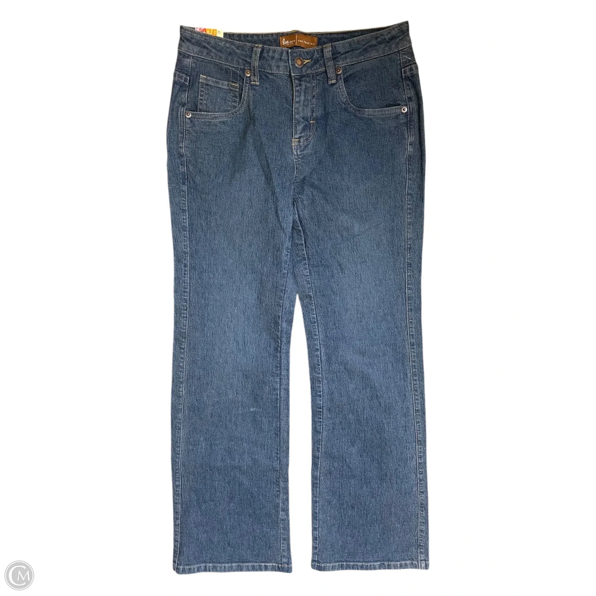 Jeans Boot Cut By Lee In Blue Denim, Size: 2