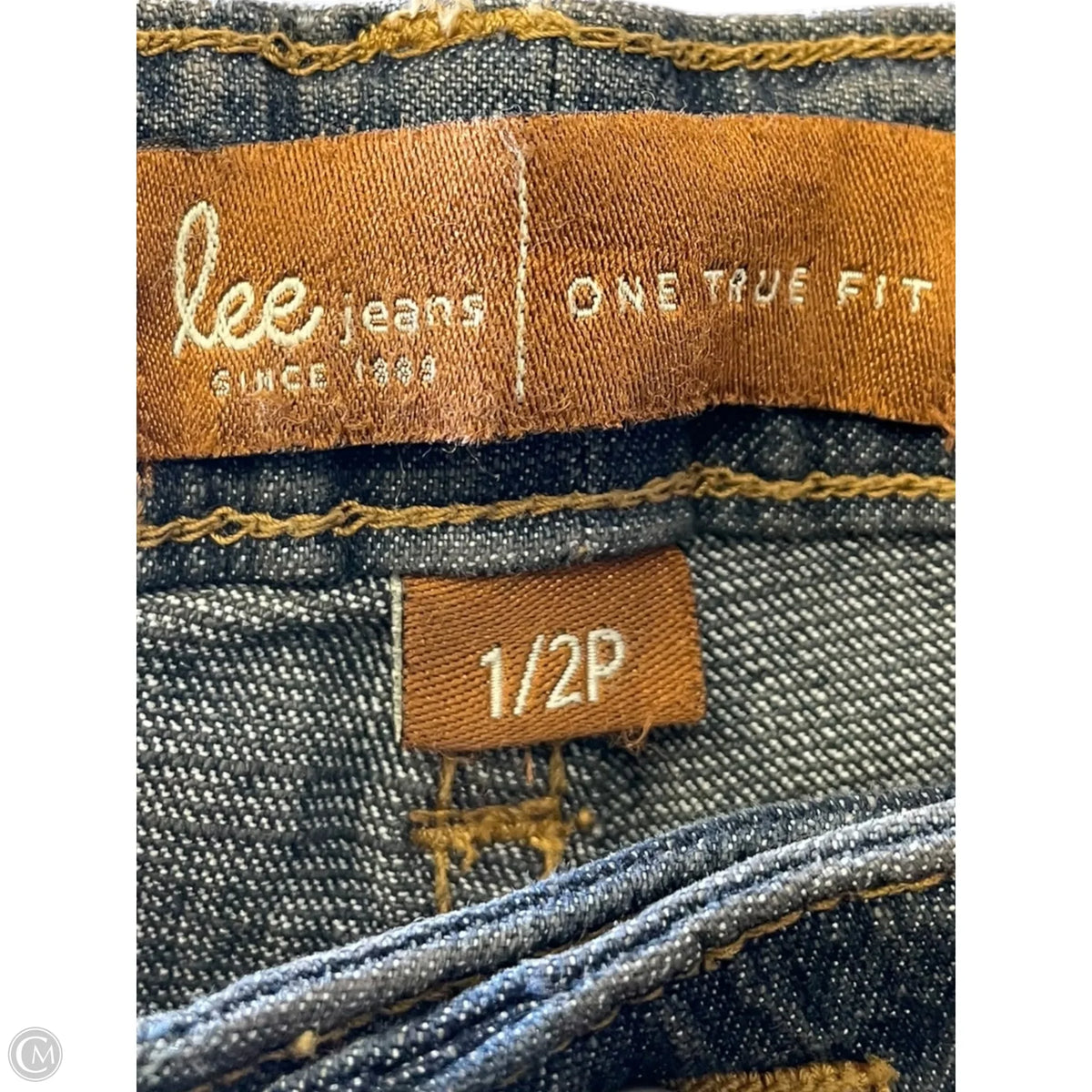 Jeans Boot Cut By Lee In Blue Denim, Size: 2