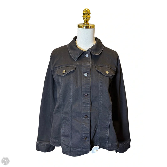 Jacket Other By Charter Club In Black, Size: Xxl
