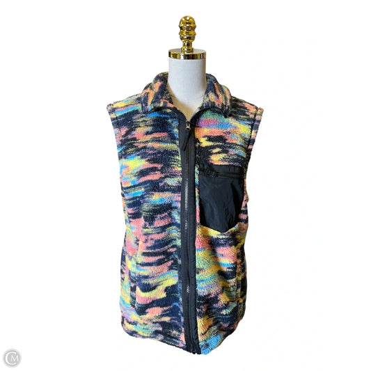Vest Fleece By Clothes Mentor In Multi-colored, Size: S