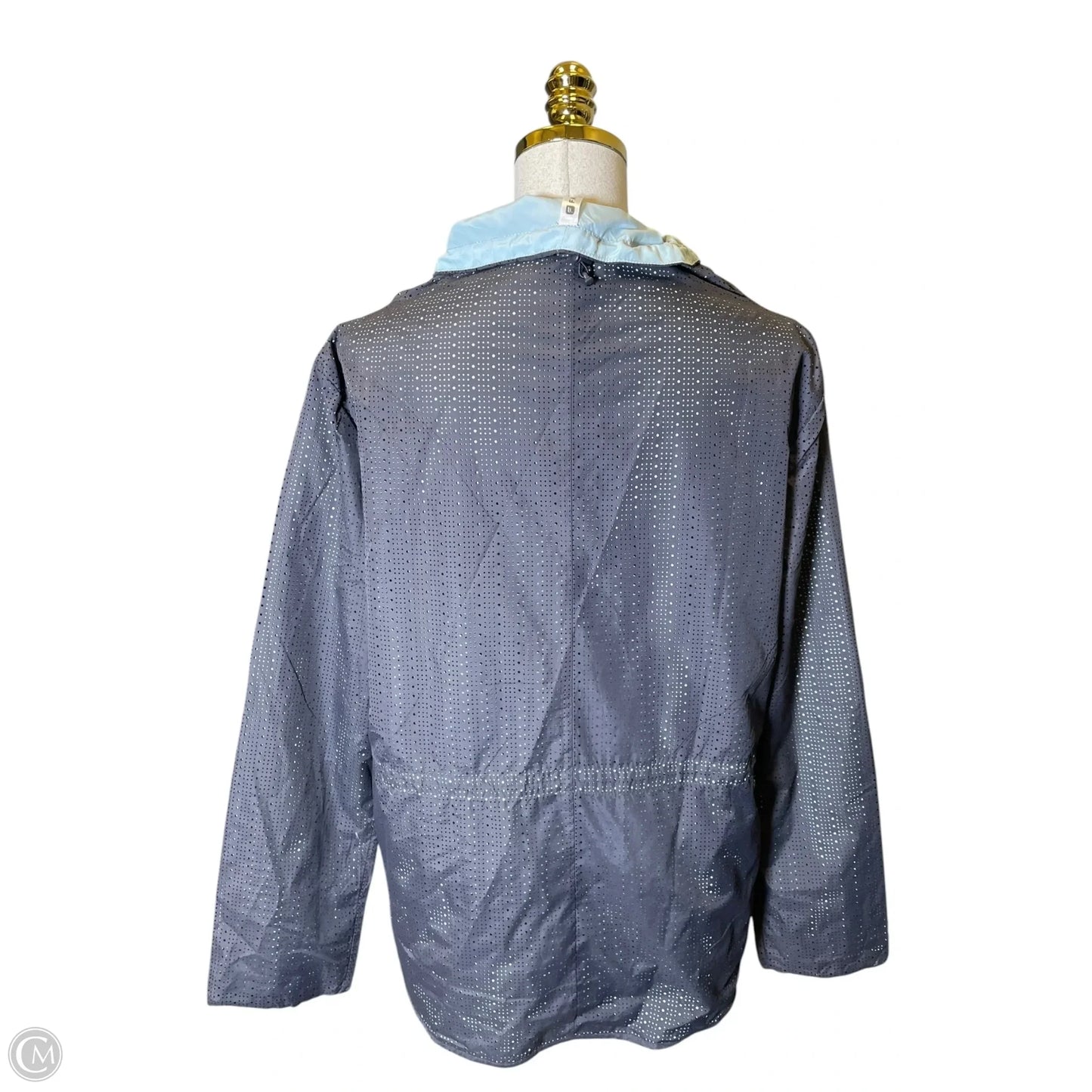 Athletic Jacket By Fabletics In Grey, Size: M