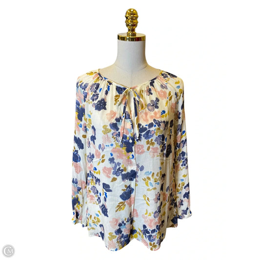 Top Long Sleeve By Lucky Brand In Multi-colored, Size: S