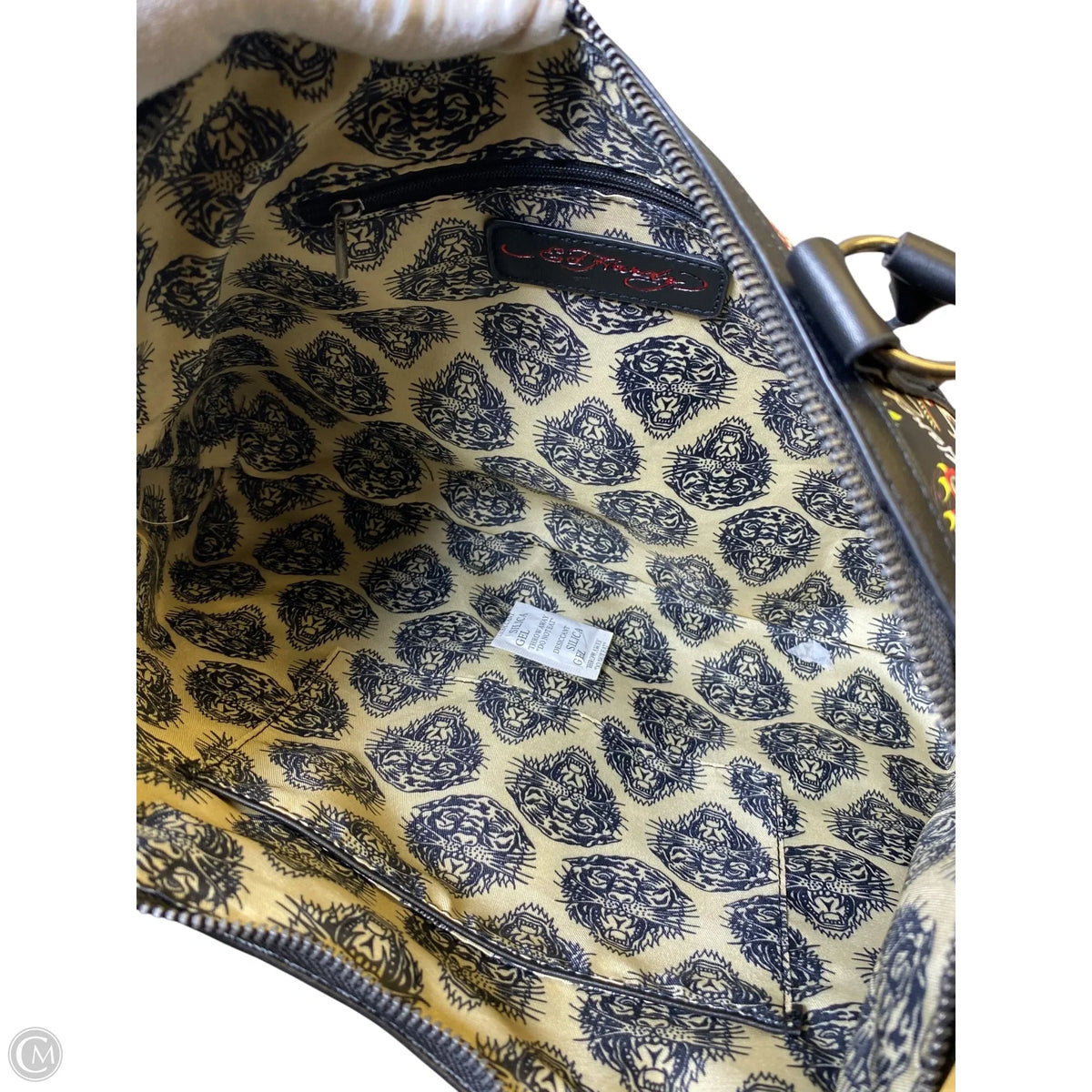 Handbag By Ed Hardy, Size: Large