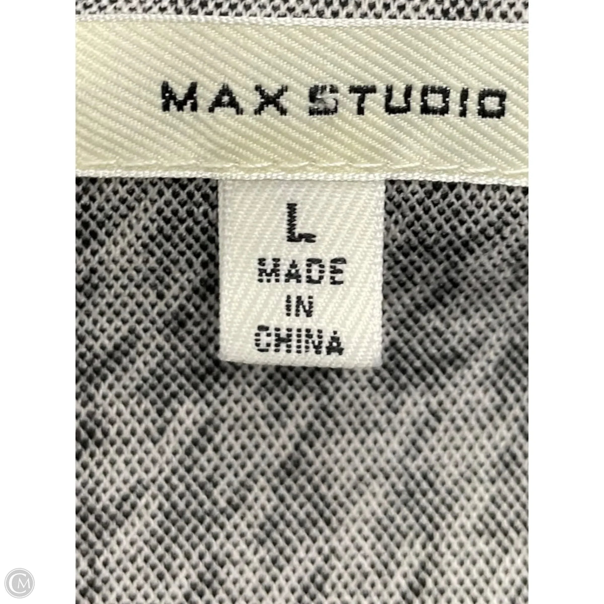Skirt Midi By Max Studio In Black & White, Size: L