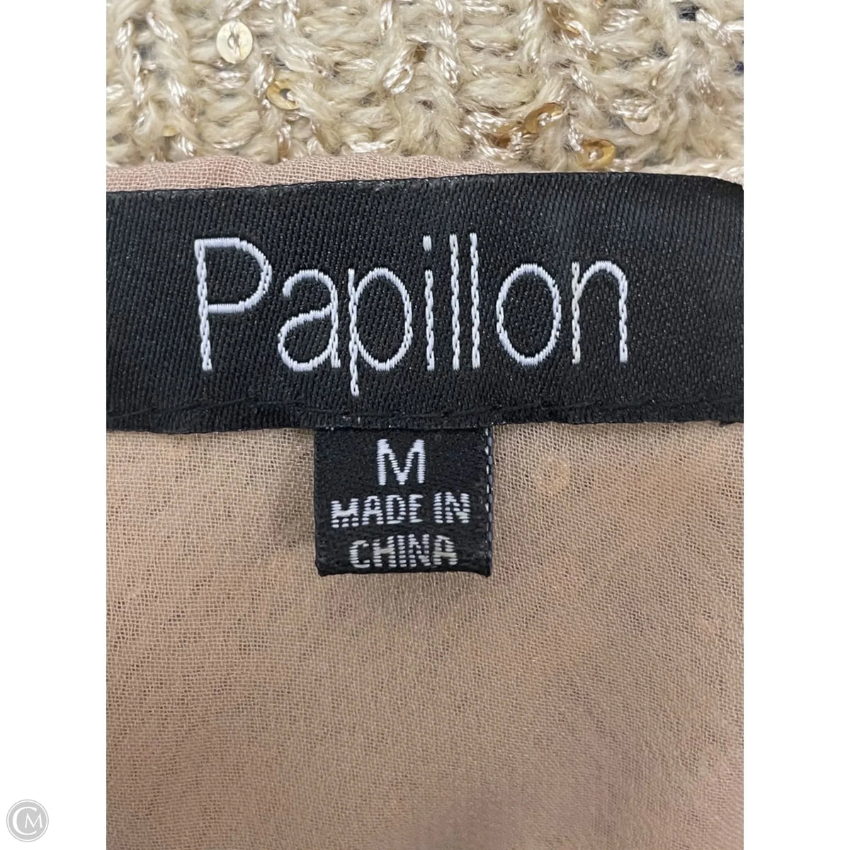 Sweater By Papillion In Gold, Size: M