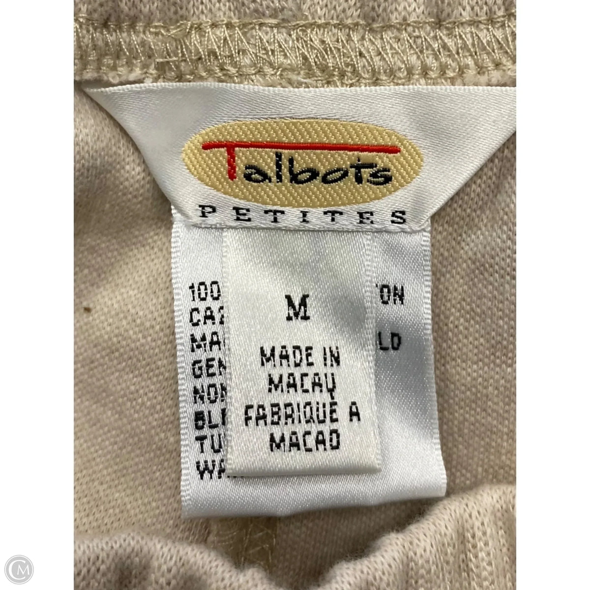 Pants Lounge By Talbots In Cream, Size: M