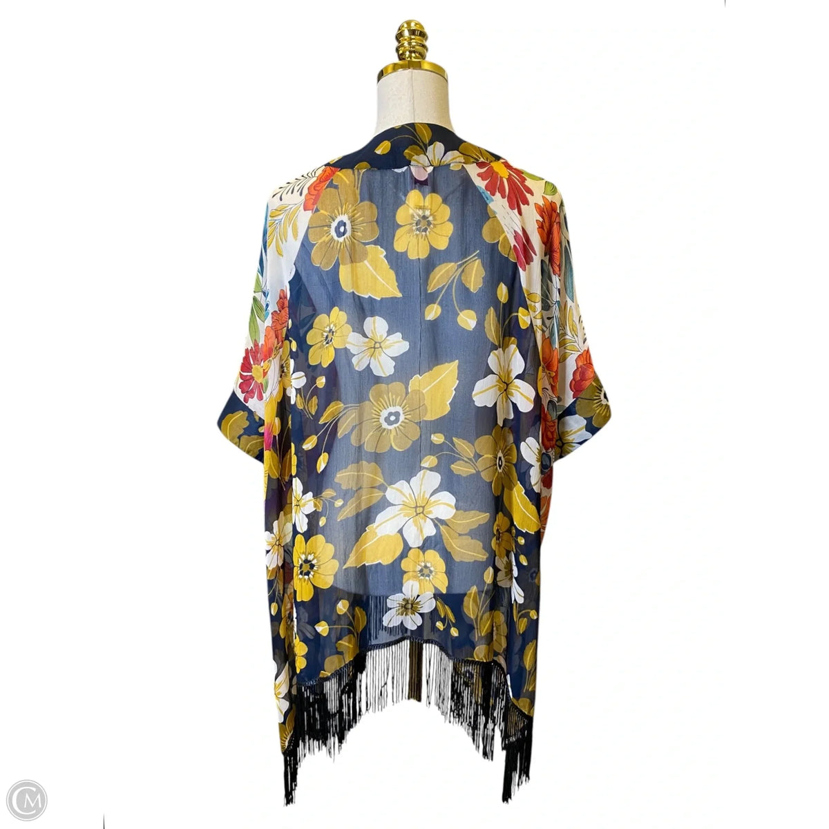 Kimono By So In Floral Print, Size: Osfm