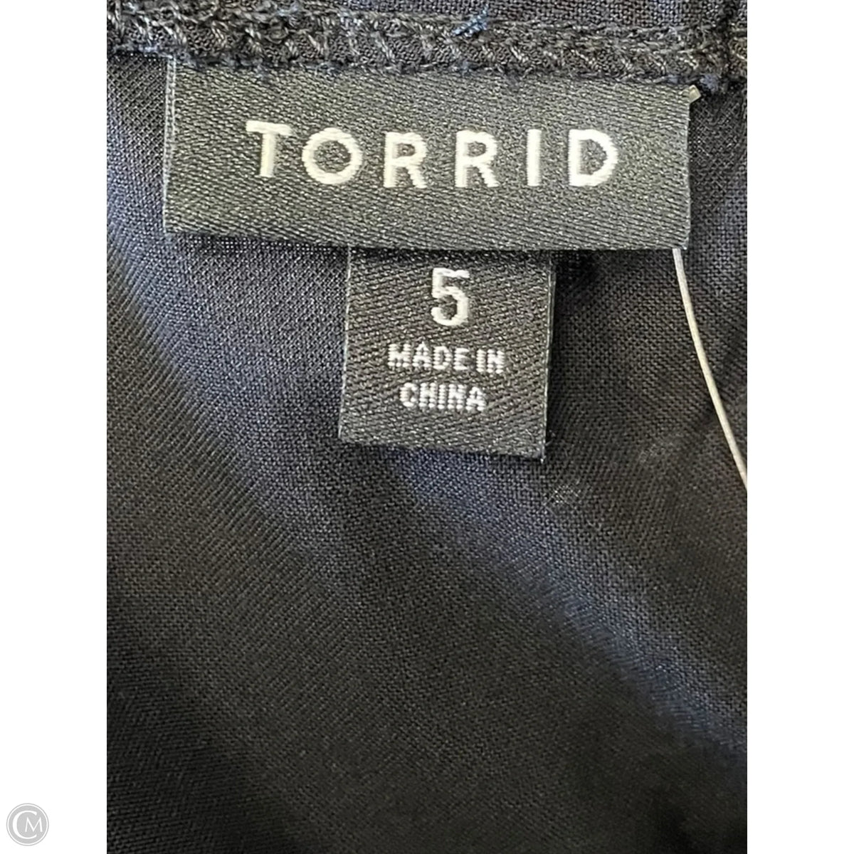 Top Short Sleeve By Torrid In Black, Size: 5