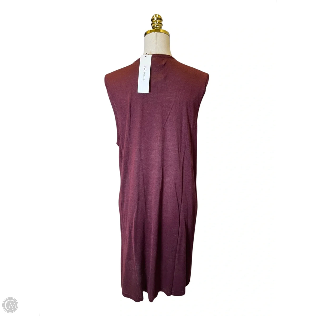Kimono By Calvin Klein In Maroon, Size: Xl