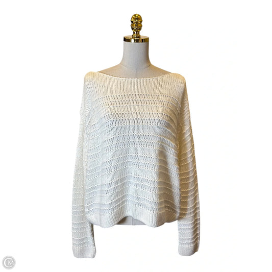 Sweater By Hollister In Cream, Size: M
