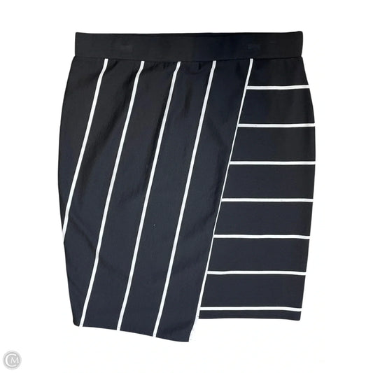 Skirt Midi By Belle + Sky In Black & White, Size: Xl