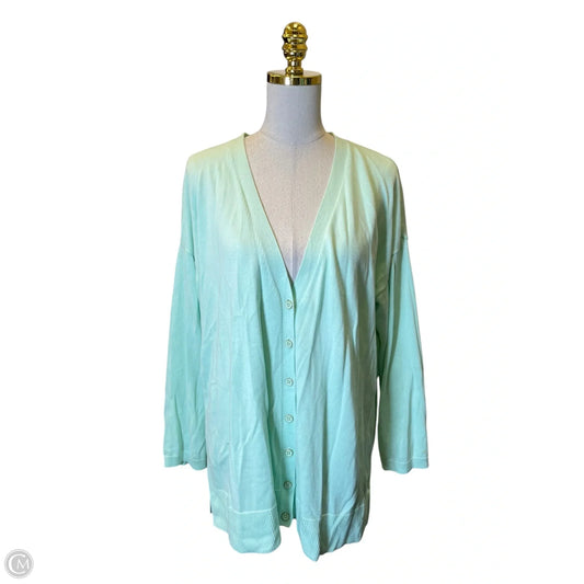 Cardigan By Talbots In Teal, Size: 1x