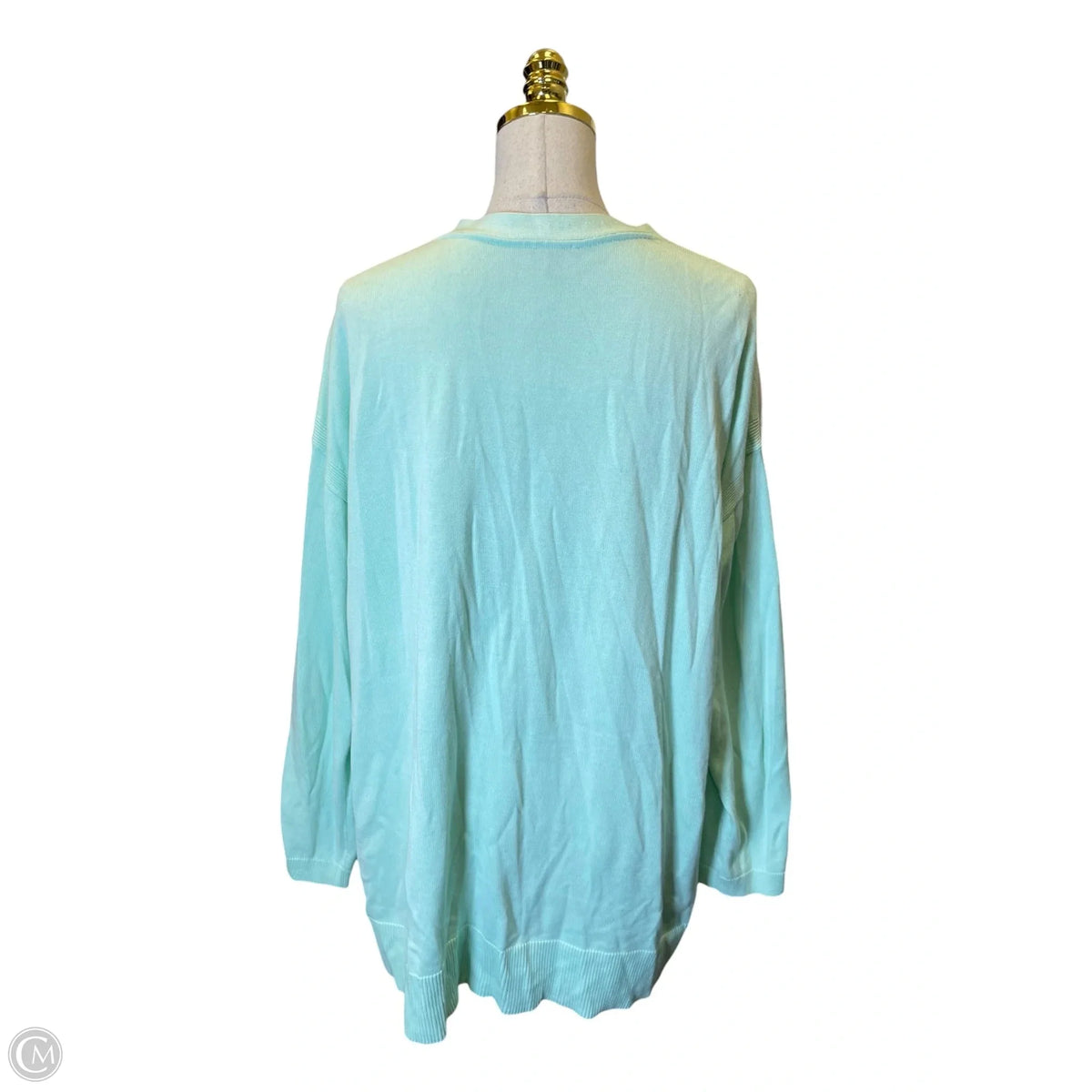 Cardigan By Talbots In Teal, Size: 1x
