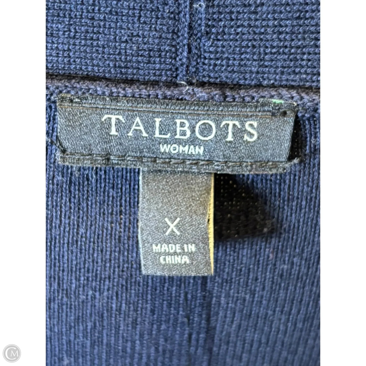 Cardigan By Talbots In Navy, Size: Xl
