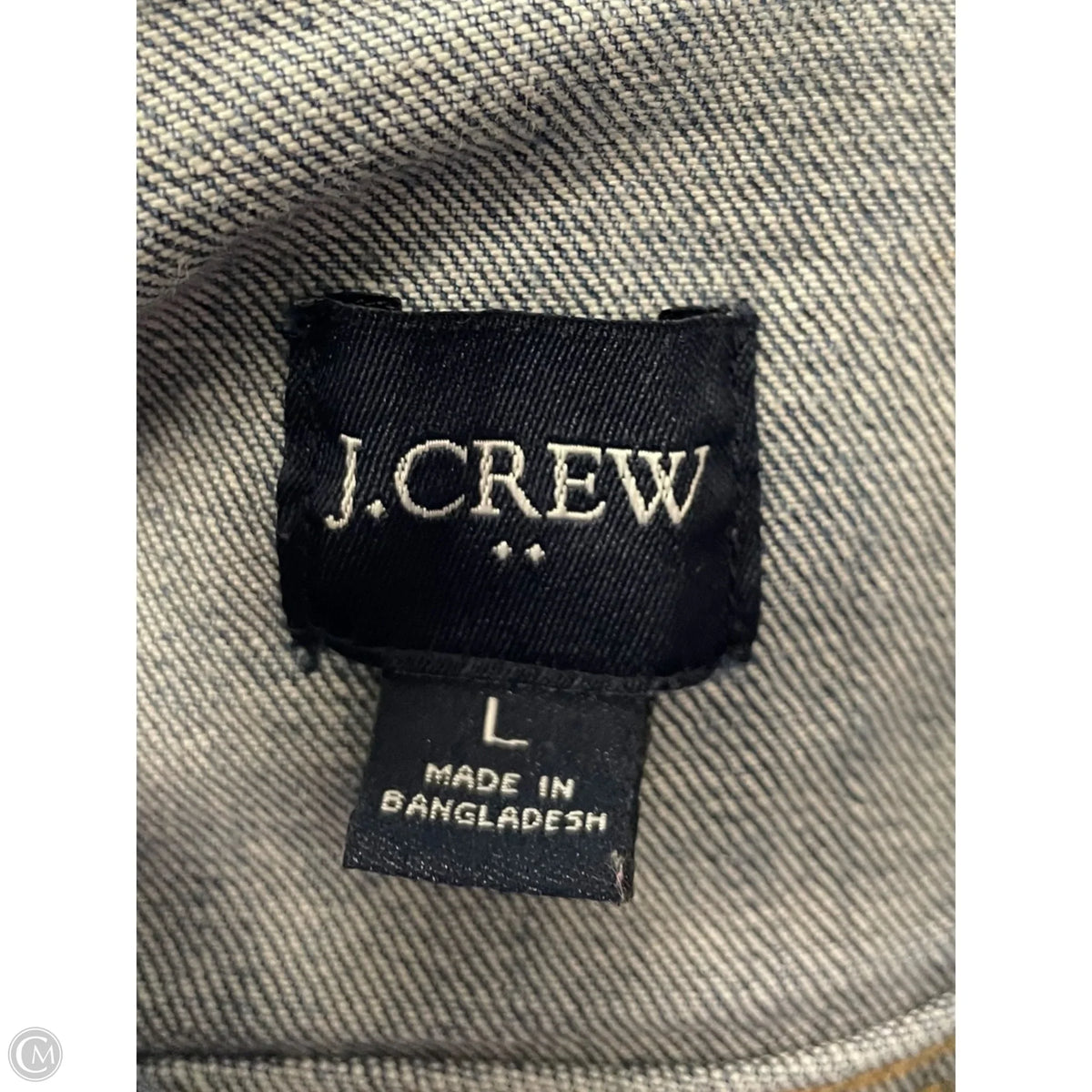 Jacket Denim By J. Crew In Blue Denim, Size: L