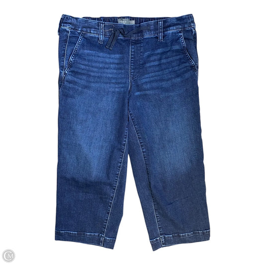 Jeans Cropped By Torrid In Blue Denim, Size: L