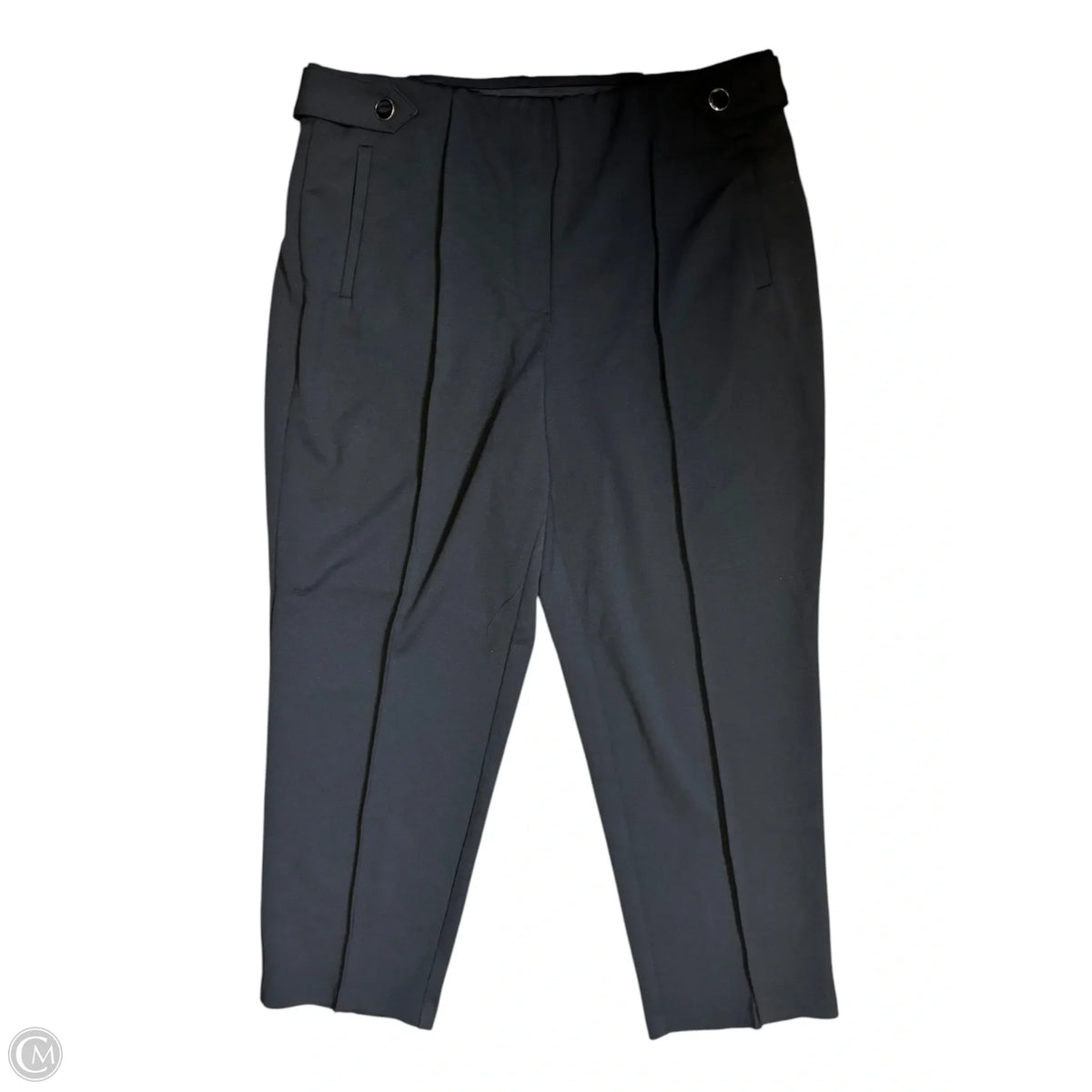Pants Cropped By Cato In Black, Size: L