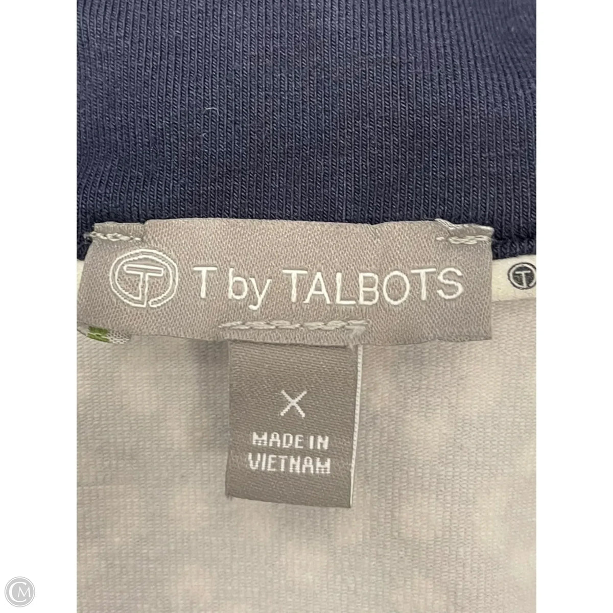 Jacket Other By Talbots In Blue & White, Size: Xl