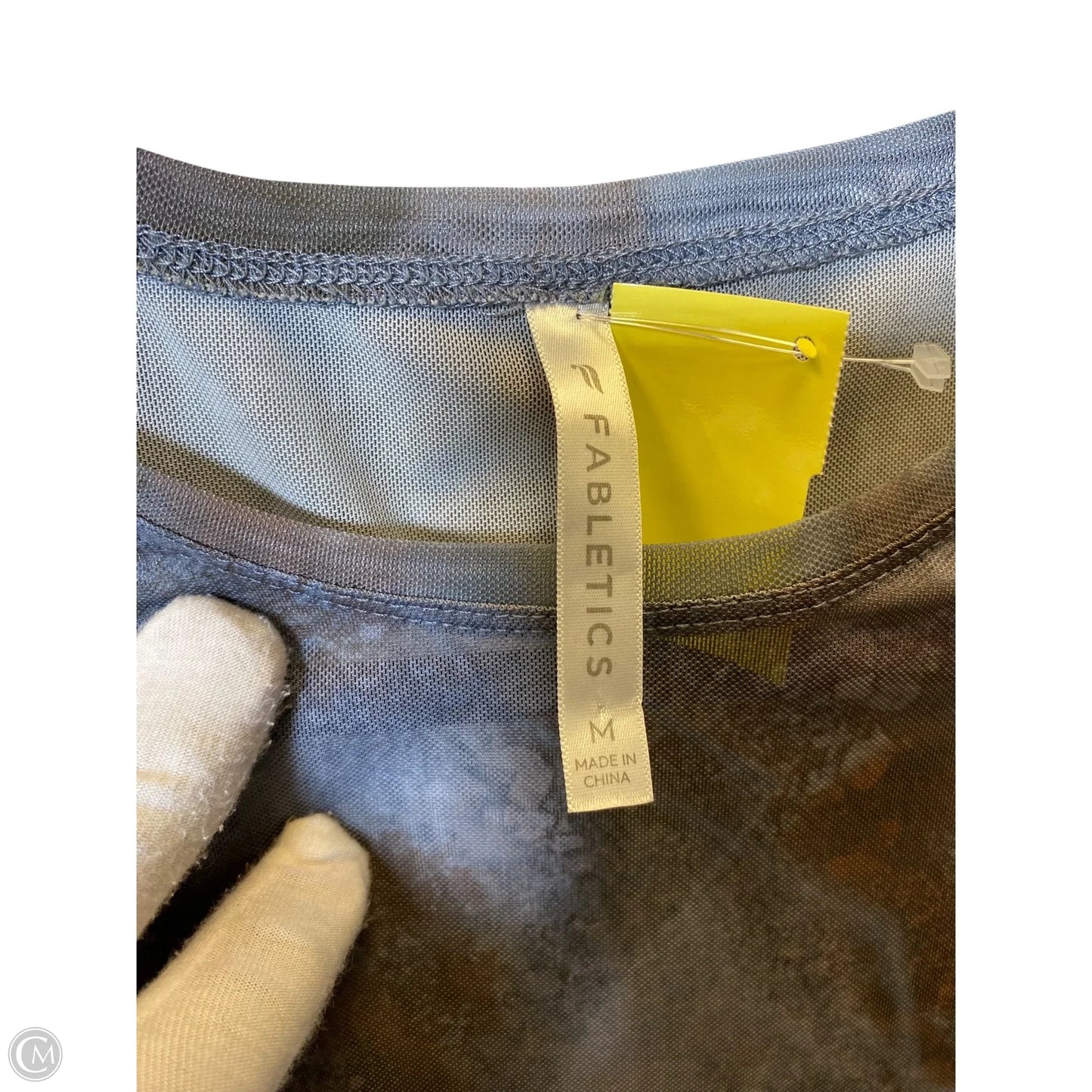 Athletic Top Long Sleeve Crewneck By Fabletics In Multi-colored, Size: M