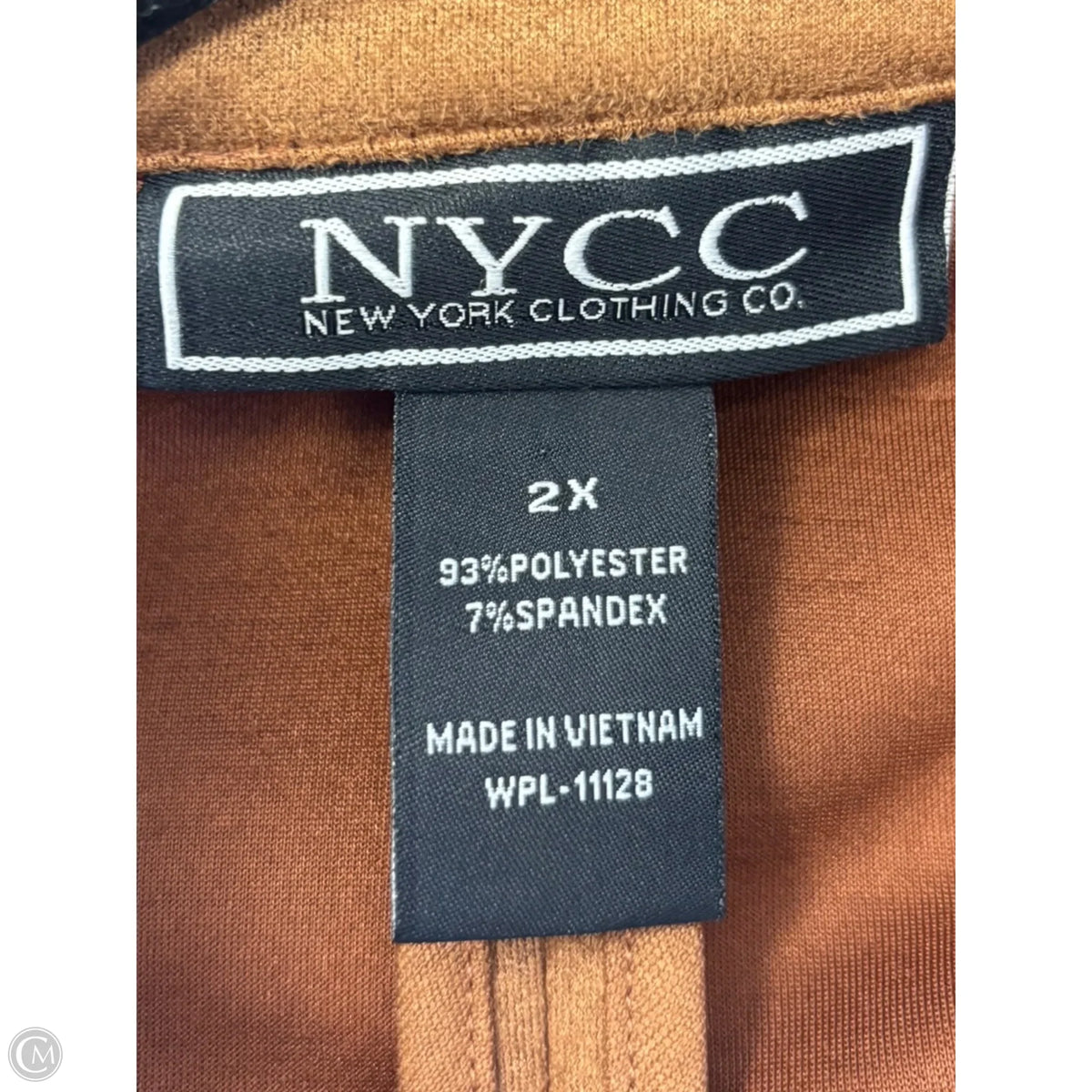 Blazer By Nycc In Brown, Size: 2x