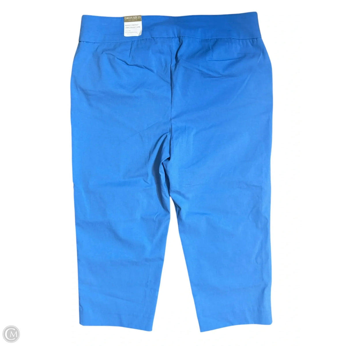 Pants Cropped By Chicos In Blue, Size: L