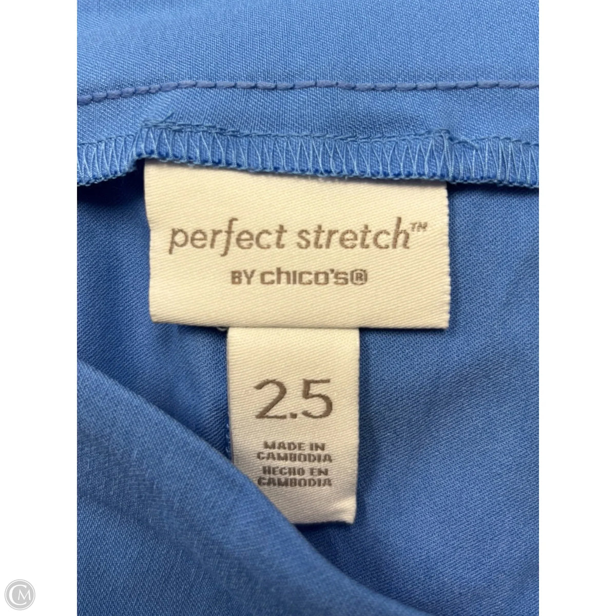 Pants Cropped By Chicos In Blue, Size: L