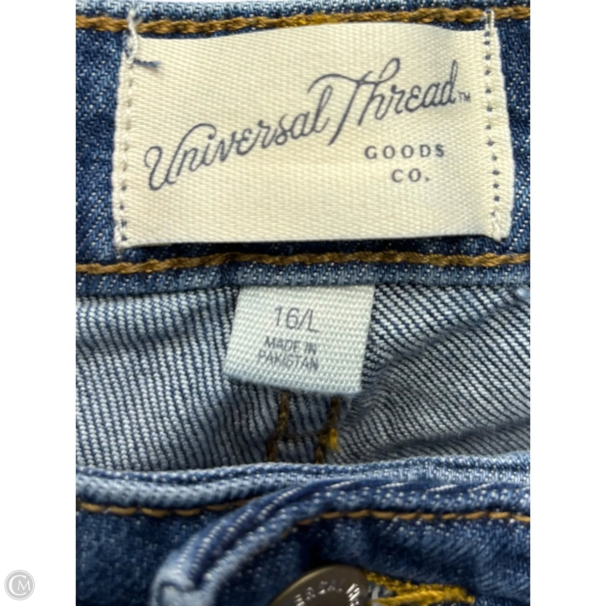 Jeans Flared By Universal Thread In Blue Denim, Size: 16