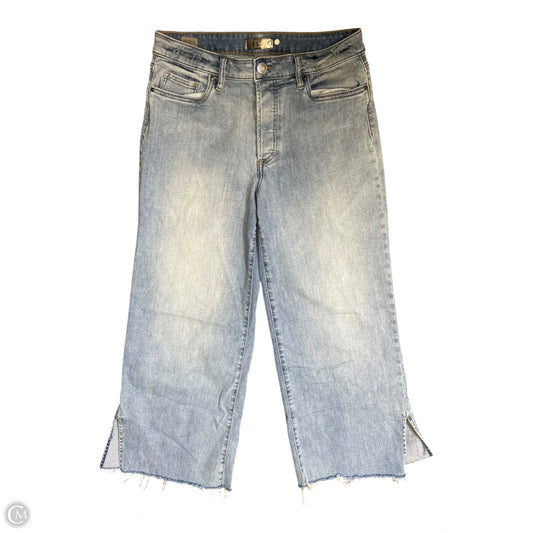 Jeans Wide Leg By Kut In Blue Denim, Size: 10