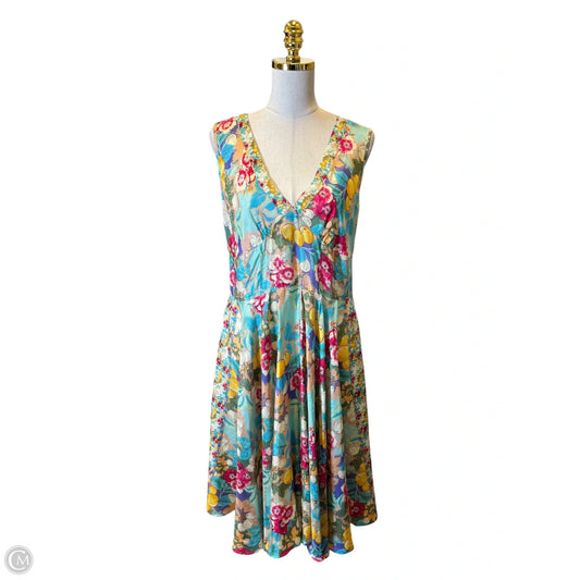 Dress Designer By Johnny Was In Multi-colored, Size: M