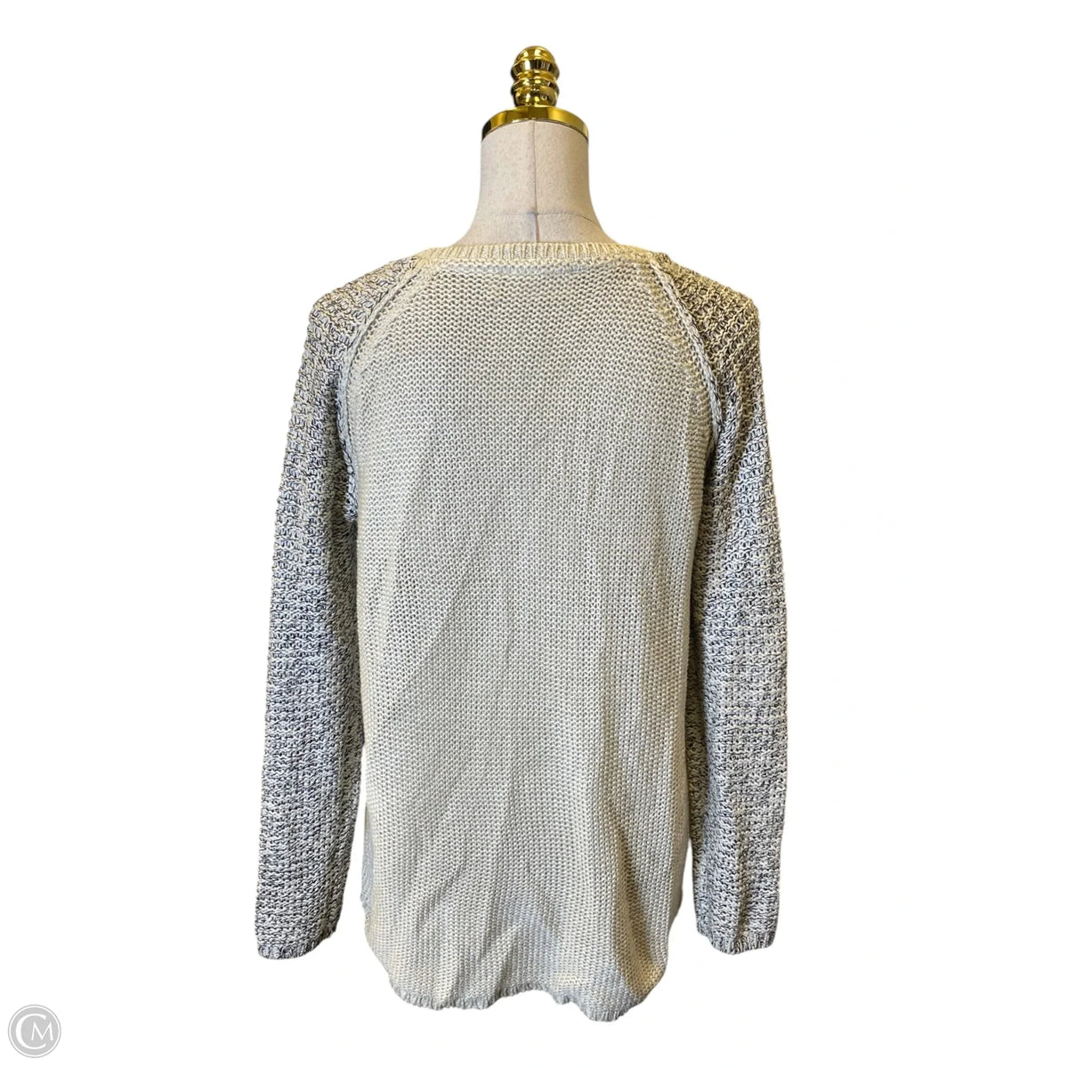 Sweater By Rd Style In Black & Cream, Size: M